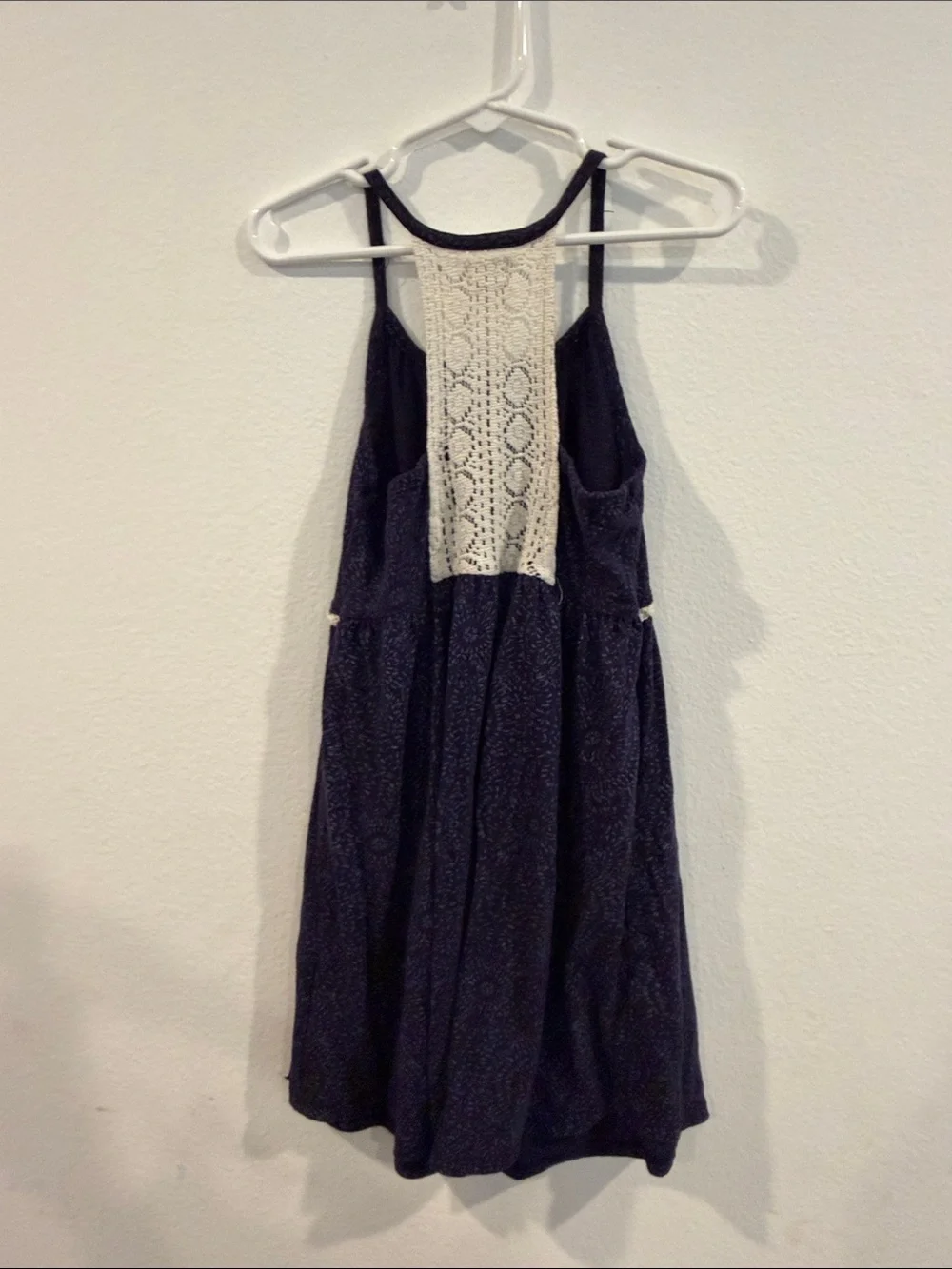 O'Neill Navy Sundress with Cream Trim